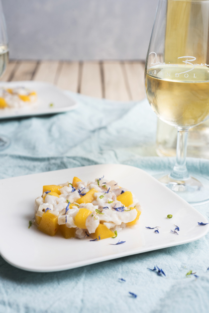 Tartare de daurade et de mangue